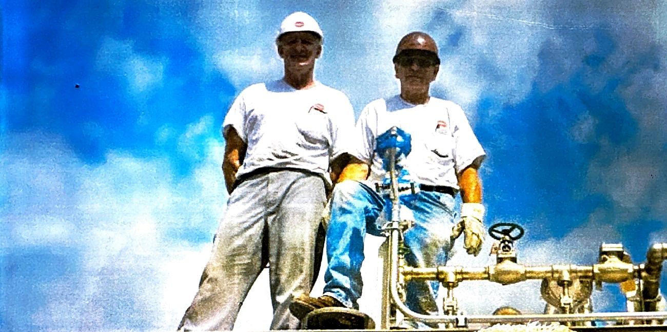 Bubba Balzli and Paul Brewer at the Pinson LNG facility