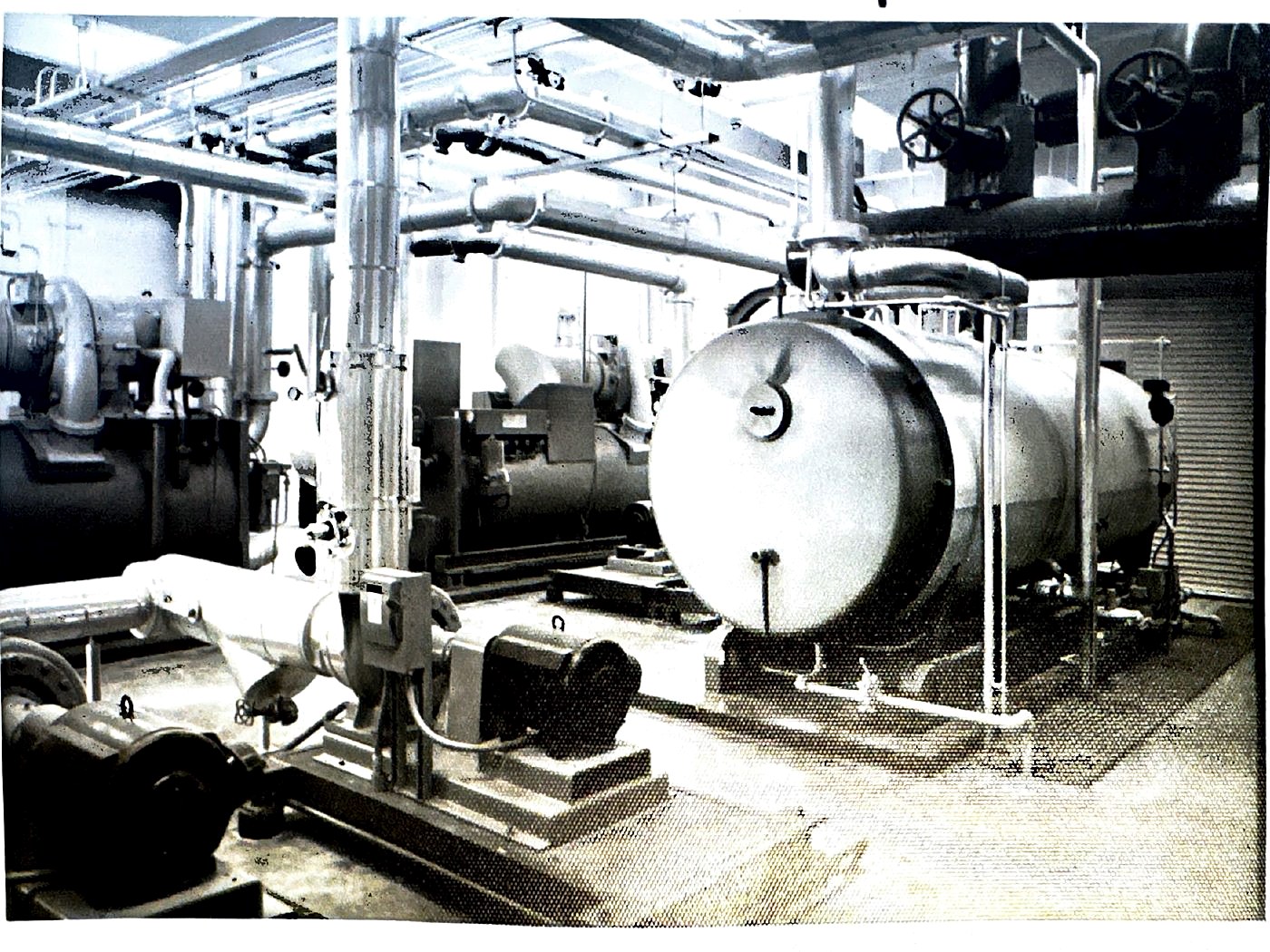 Early chiller plant installation