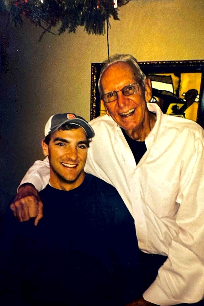 Clifford Balzli Sr. with his grandson Harrison Balzli