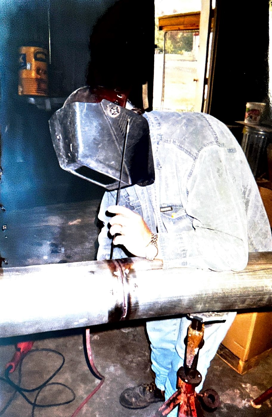 Paul Brewer welding pipe